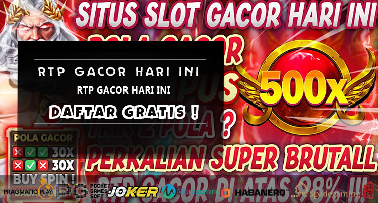 RTP Gacor Hari Ini Jackpot